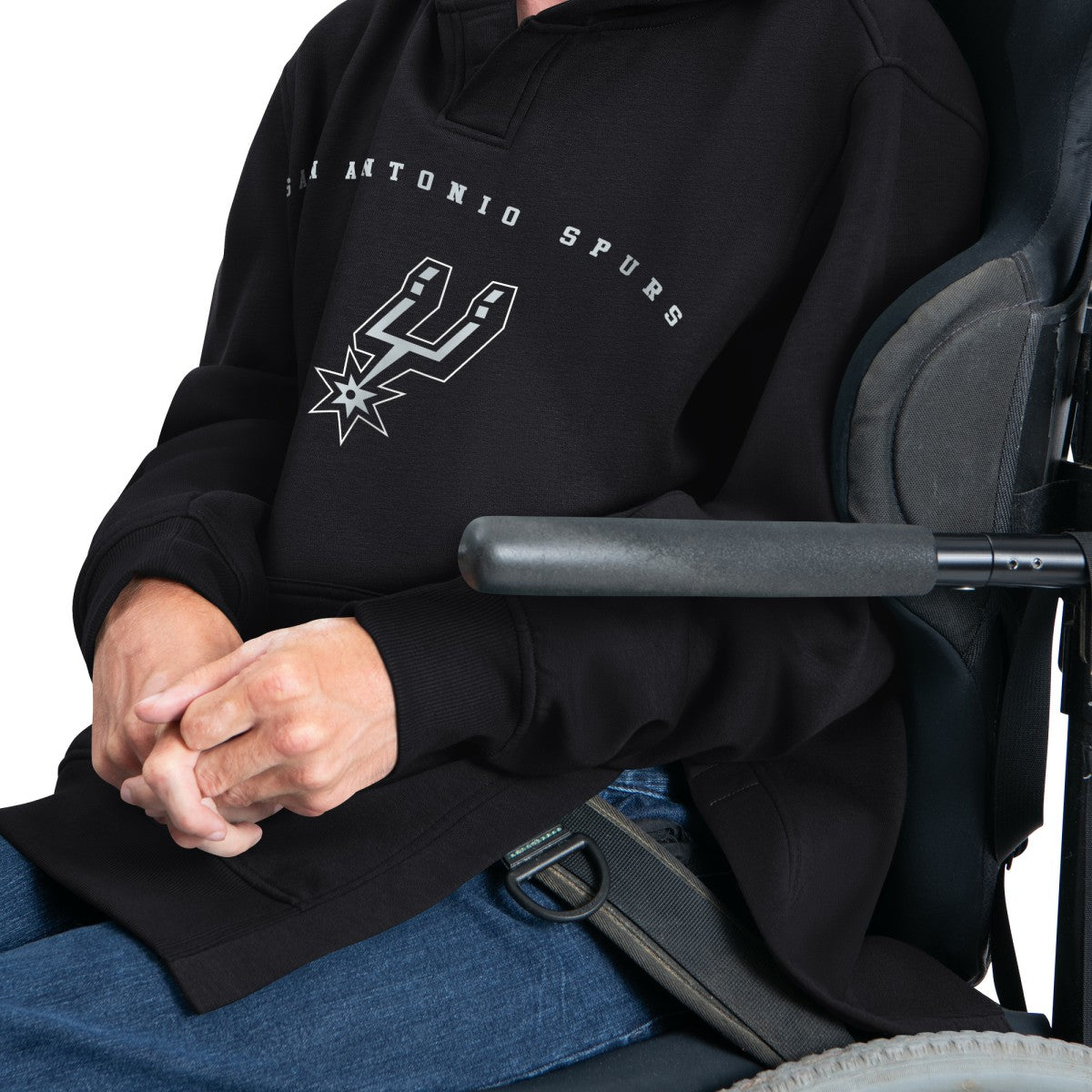 San Antonio Spurs G-III Sports by Carl Banks Adaptive Team Arc Fleece Hoodie