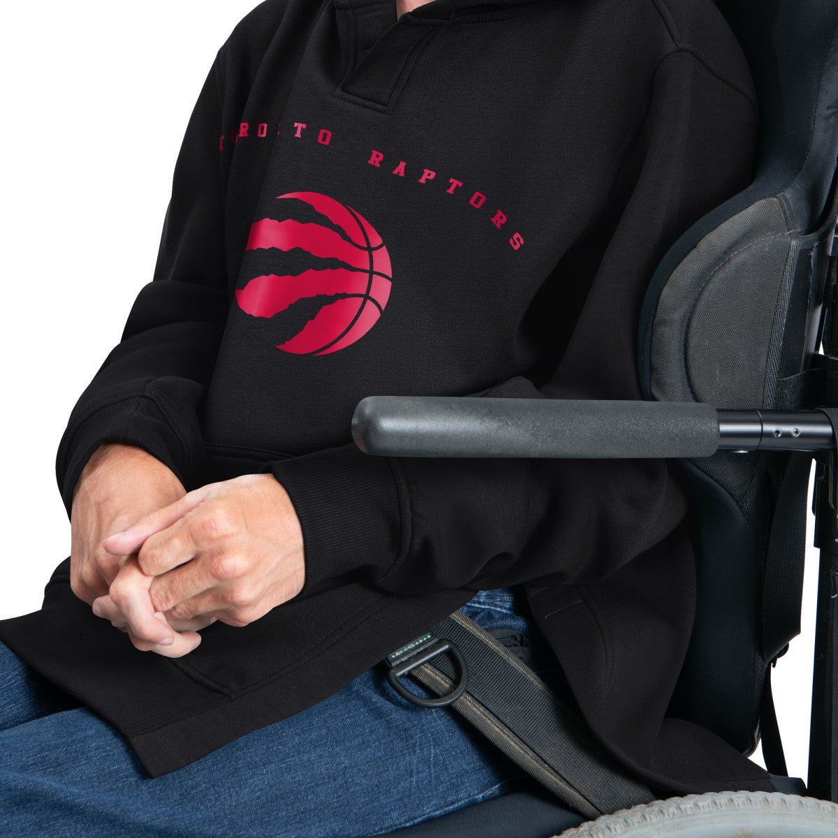 Toronto Raptors G-III Sports by Carl Banks Adaptive Team Arc Fleece Hoodie