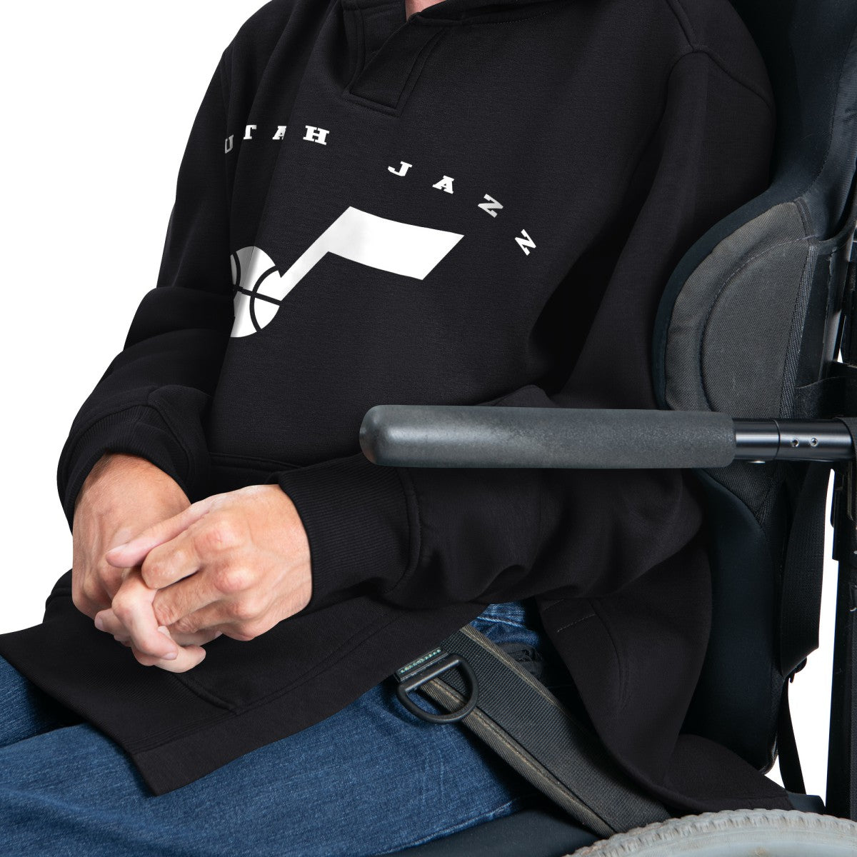 Utah Jazz G-III Sports by Carl Banks Adaptive Team Arc Fleece Hoodie