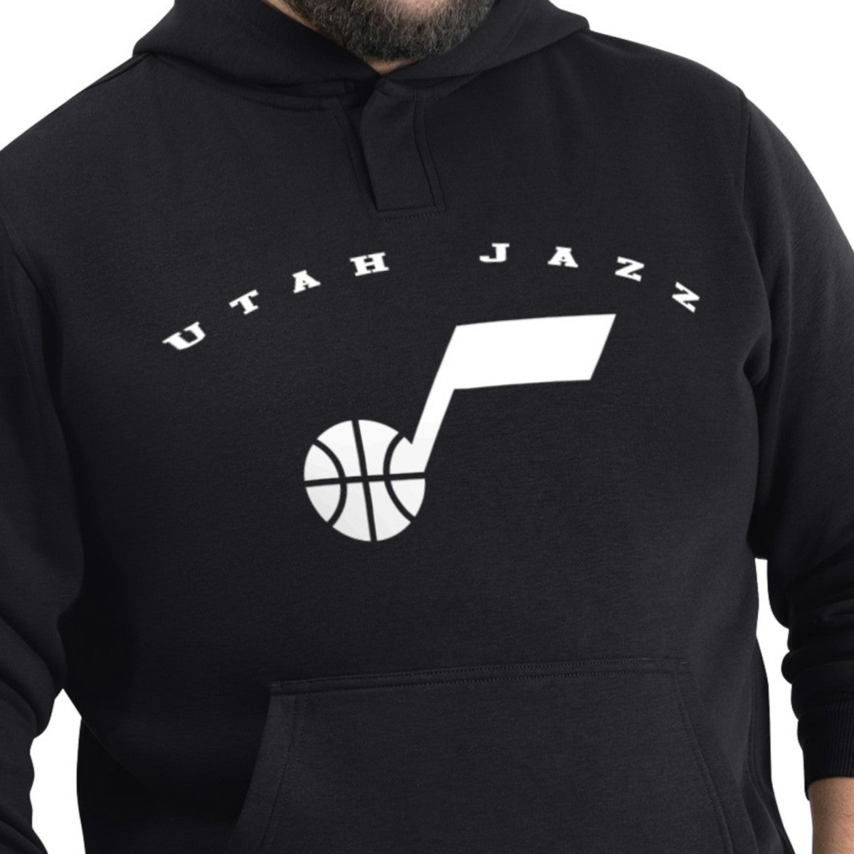 Utah Jazz G-III Sports by Carl Banks Adaptive Team Arc Fleece Hoodie