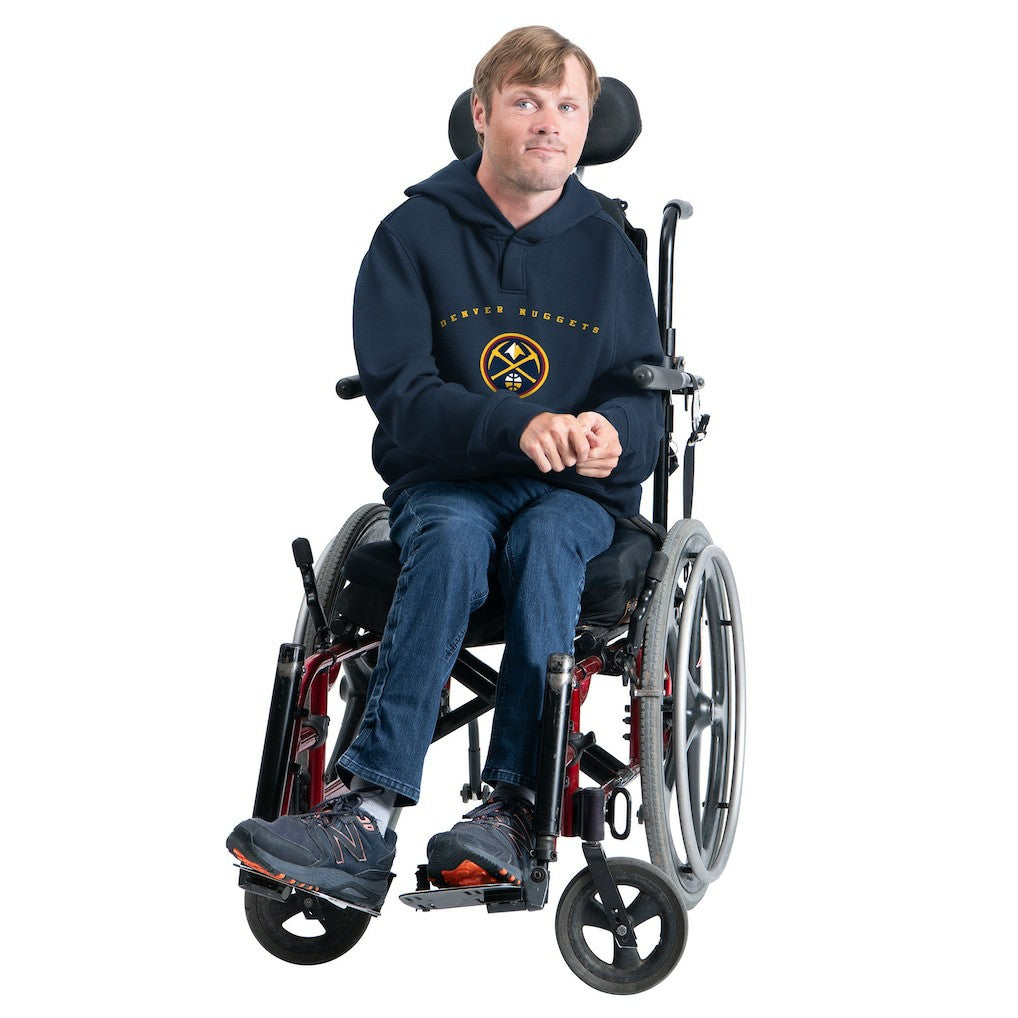 Denver Nuggets G-III Sports by Carl Banks Adaptive Team Arc Fleece Hoodie sale
