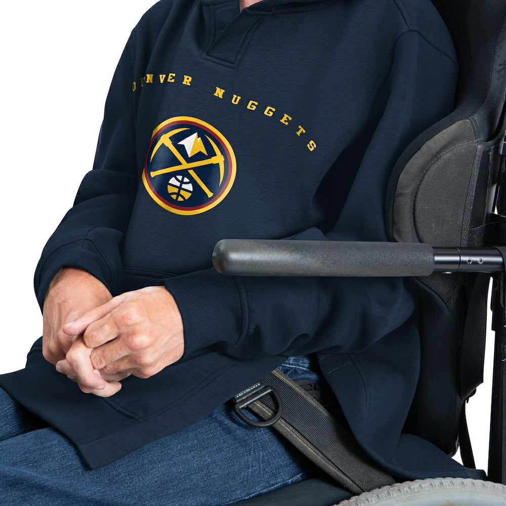 Denver Nuggets G-III Sports by Carl Banks Adaptive Team Arc Fleece Hoodie sale