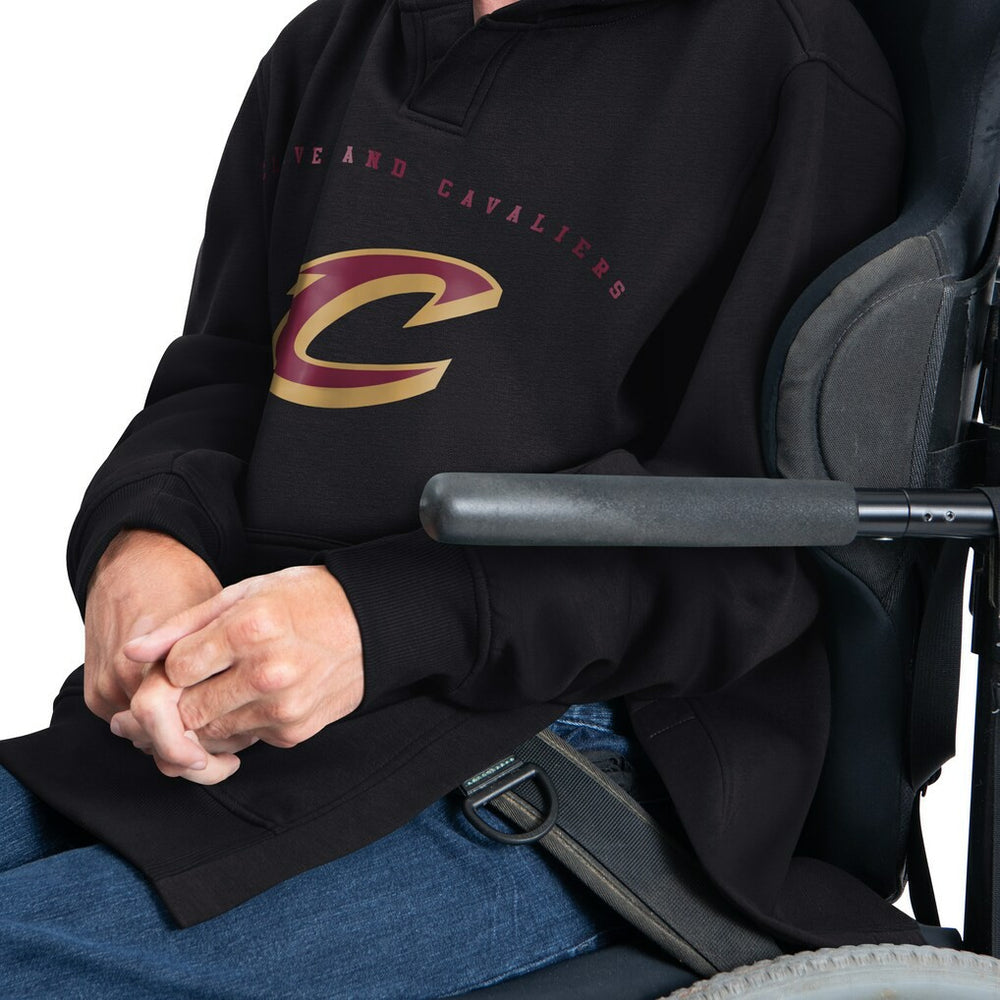 Cleveland Cavaliers G-III Sports by Carl Banks Adaptive Team Arc Fleece Hoodie sale