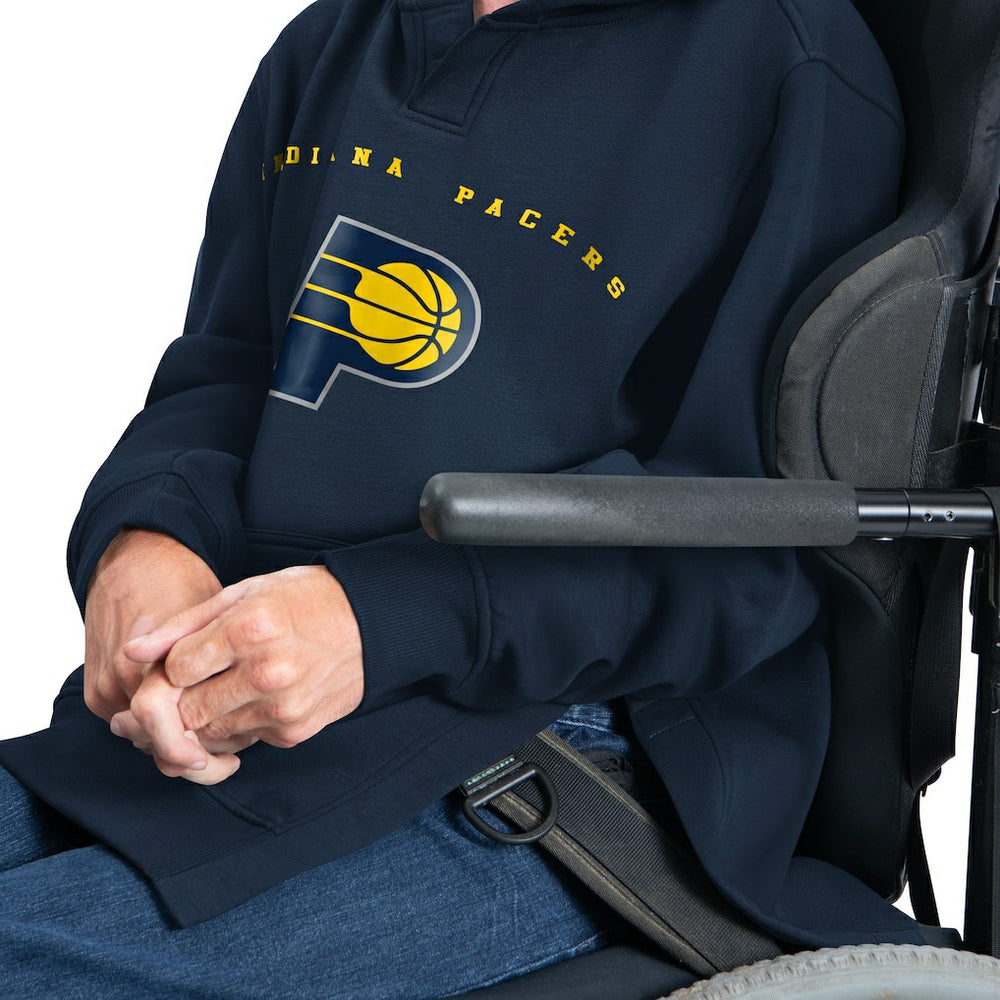 Indiana Pacers G-III Sports by Carl Banks Adaptive Team Arc Fleece Hoodie