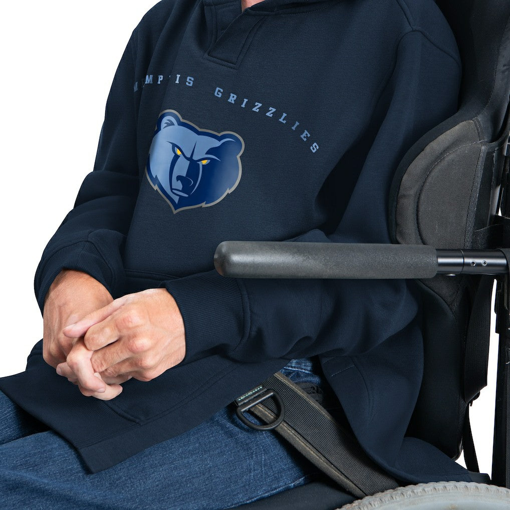 Memphis Grizzlies G-III Sports by Carl Banks Adaptive Team Arc Fleece Hoodie