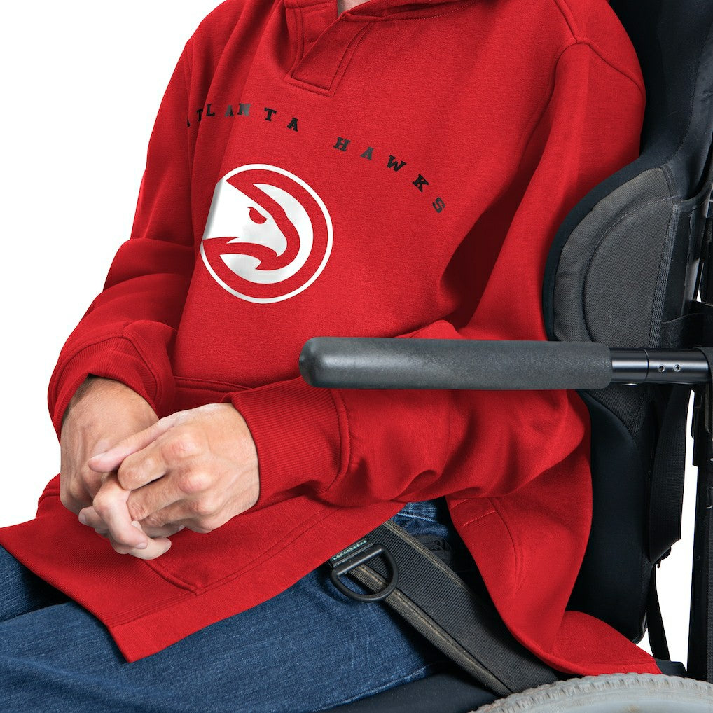Atlanta Hawks G-III Sports by Carl Banks Adaptive Team Arc Fleece Hoodie