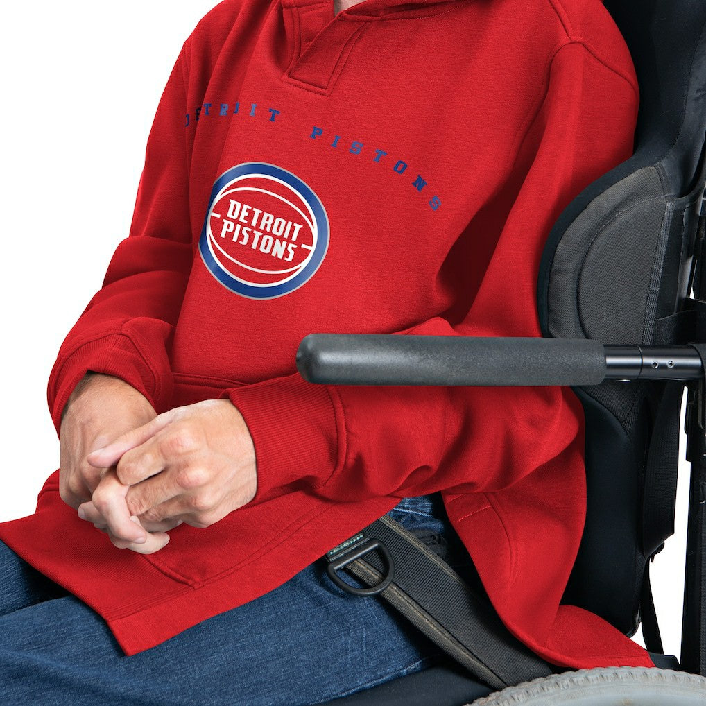 Detroit Pistons G-III Sports by Carl Banks Adaptive Team Arc Fleece Hoodie sale