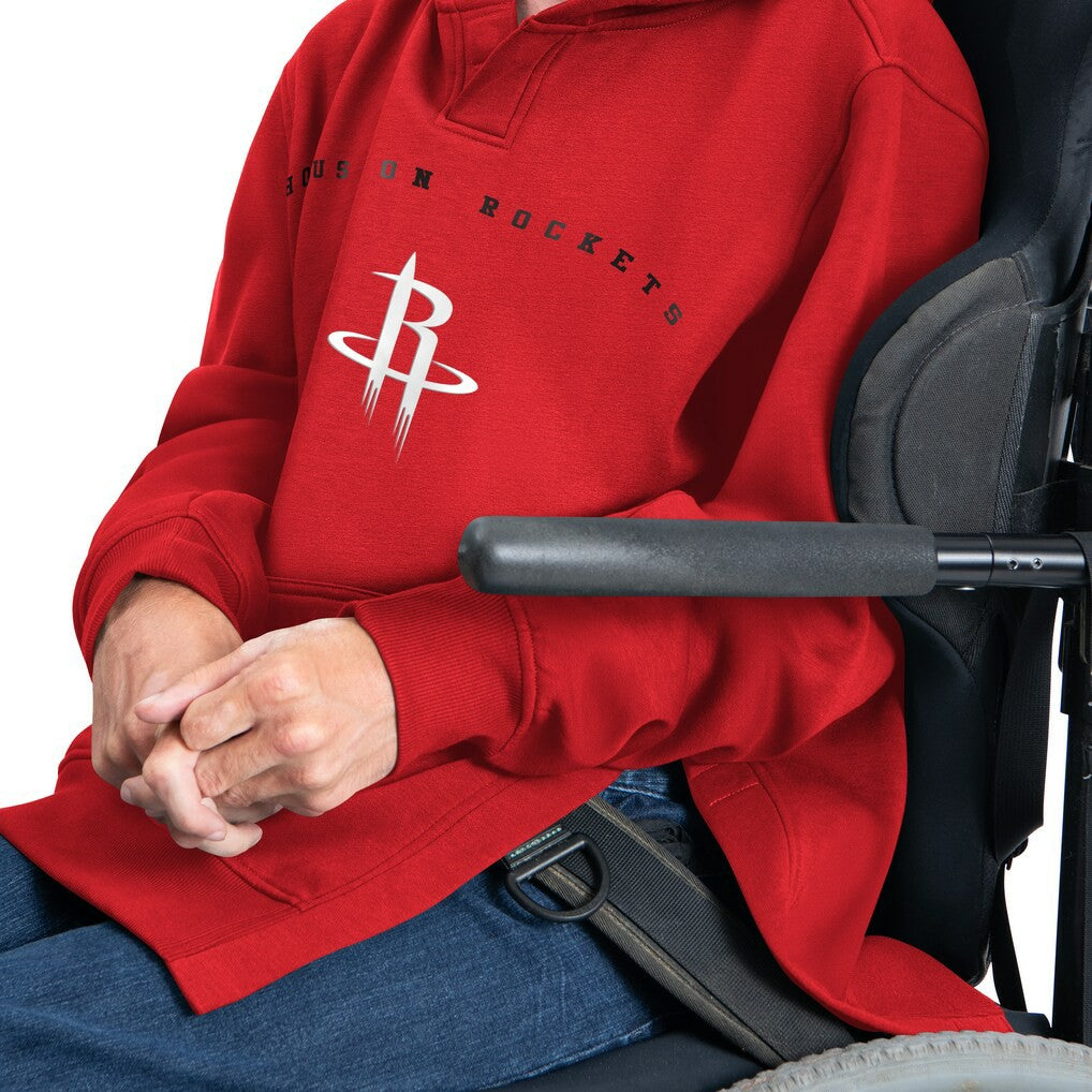 Houston Rockets G-III Sports by Carl Banks Adaptive Team Arc Fleece Hoodie sale