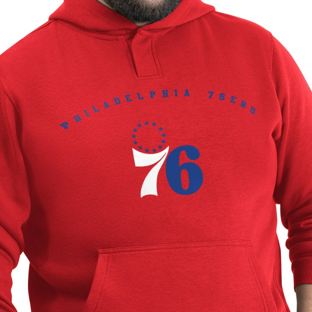 Philadelphia 76ers G-III Sports by Carl Banks Adaptive Team Arc Fleece Hoodie