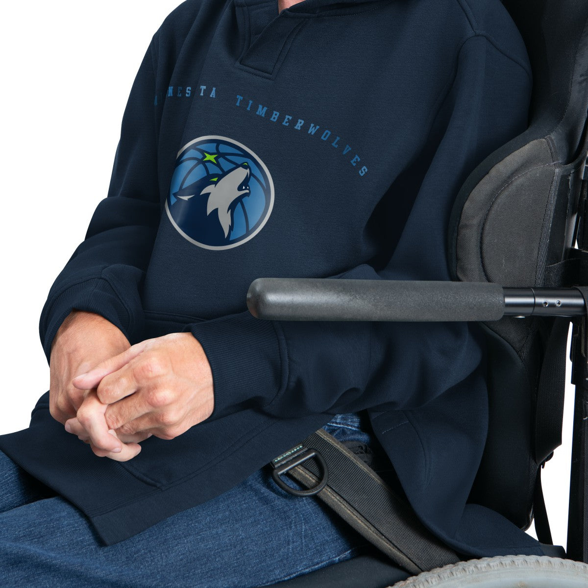 Minnesota Timberwolves G-III Sports by Carl Banks Adaptive Team Arc Fleece Hoodie