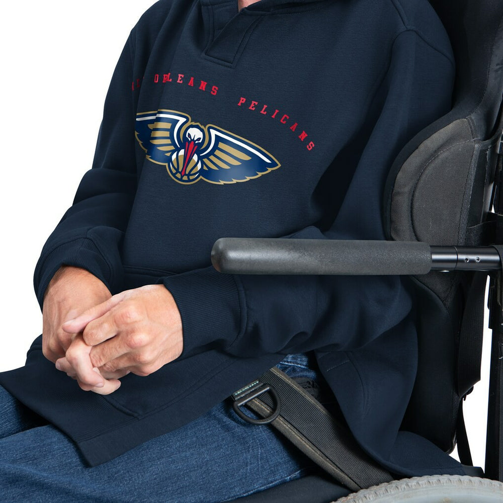 New Orleans Pelicans G-III Sports by Carl Banks Adaptive Team Arc Fleece Hoodie