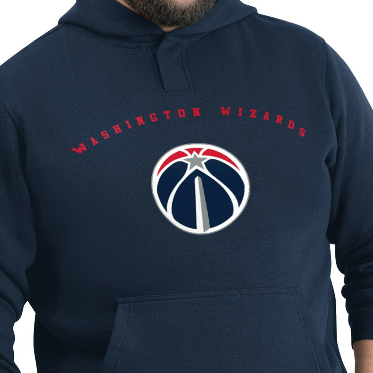 Washington Wizards G-III Sports by Carl Banks Adaptive Team Arc Fleece Hoodie