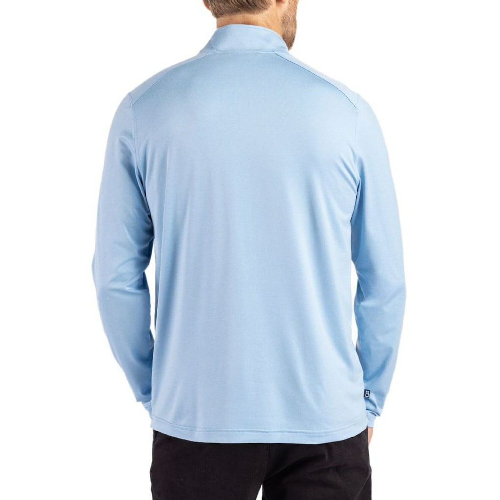 Cutter & Buck Coastline Epic Comfort Recycled Quarter-Zip Pullover - Los Angeles Chargers Pullover