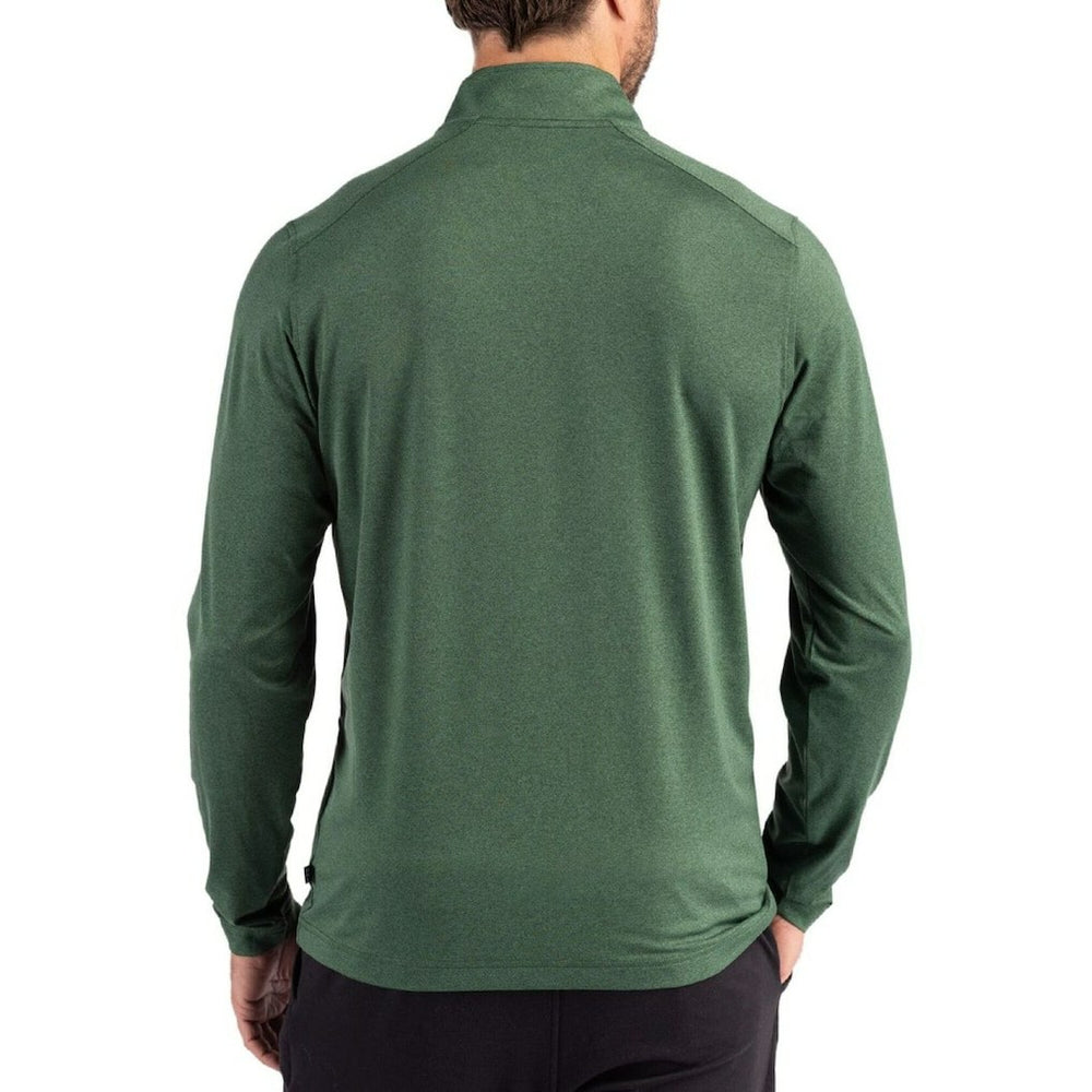 Cutter & Buck Coastline Epic Comfort Recycled Quarter-Zip Pullover - New York Jets Pullover