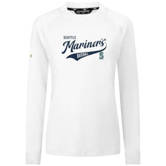 White Seattle Mariners Levelwear Women's Slender Glide T-Shirt
