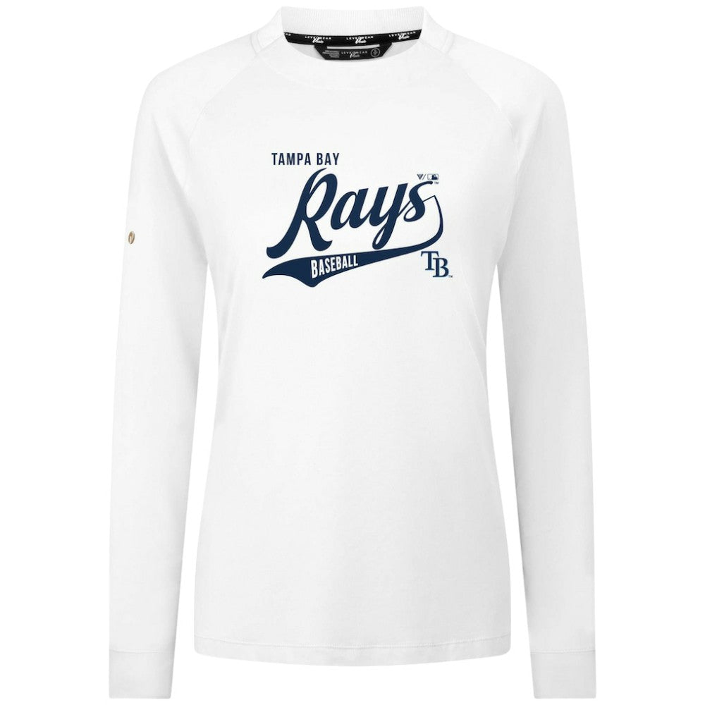White Tampa Bay Rays Levelwear Women's Slender Glide T-Shirt