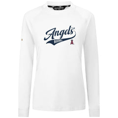 White Los Angeles Angels Levelwear Women's Slender Glide T-Shirt