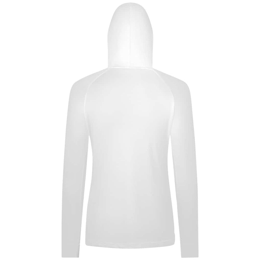 White Atlanta Braves Levelwear Women's Slender Glide Raglan Hoodie
