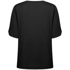 Black Cincinnati Reds Levelwear Women's Bloom Sizzle T-Shirt