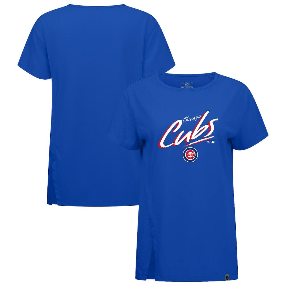 Royal Chicago Cubs Levelwear Women's Influx Sizzle T-Shirt