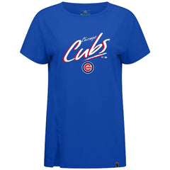 Royal Chicago Cubs Levelwear Women's Influx Sizzle T-Shirt