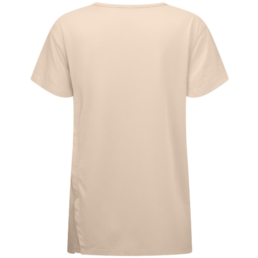 Khaki Kansas City Royals Levelwear Women's Influx Sizzle T-Shirt