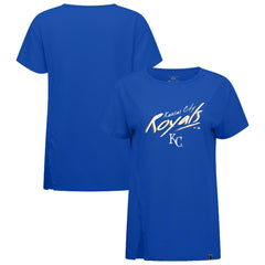 Royal Kansas City Royals Levelwear Women's Influx Sizzle T-Shirt