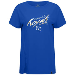 Royal Kansas City Royals Levelwear Women's Influx Sizzle T-Shirt