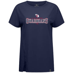 Navy Cleveland Guardians Levelwear Women's Influx Journey T-Shirt