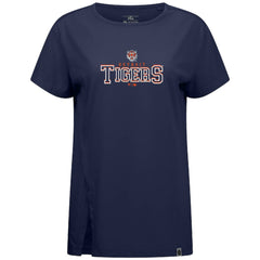 Navy Detroit Tigers Levelwear Women's Influx Journey T-Shirt