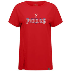 Red Philadelphia Phillies Levelwear Women's Influx Journey T-Shirt