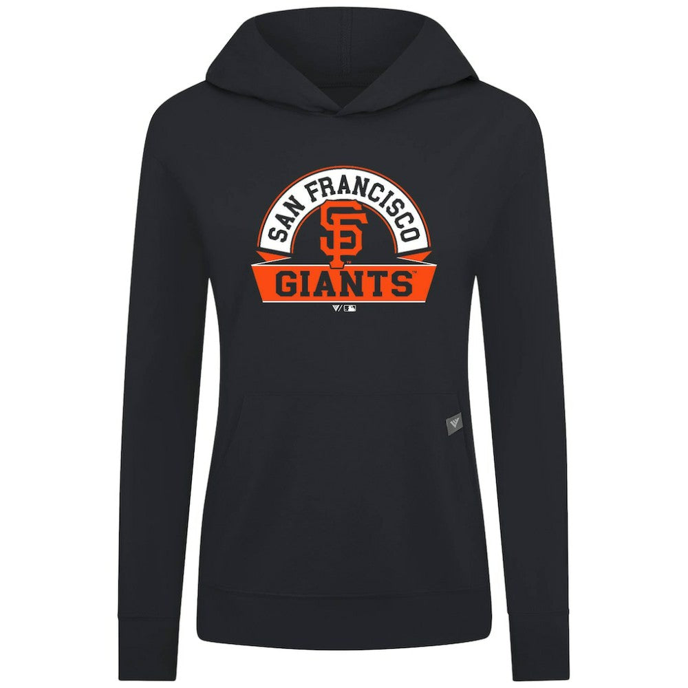 Black San Francisco Giants Levelwear Women's Relay Banner Arch Long Sleeve T-Shirt Hoodie