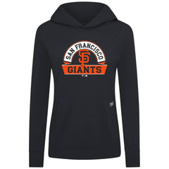 Black San Francisco Giants Levelwear Women's Relay Banner Arch Long Sleeve T-Shirt Hoodie