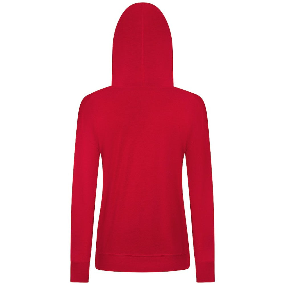 Red Washington Nationals Levelwear Women's Relay Banner Arch Long Sleeve T-Shirt Hoodie