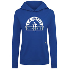 Royal Los Angeles Dodgers Levelwear Women's Relay Banner Arch Long Sleeve T-Shirt Hoodie