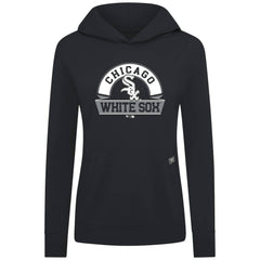Black Chicago White Sox Levelwear Women's Relay Banner Arch Long Sleeve T-Shirt Hoodie
