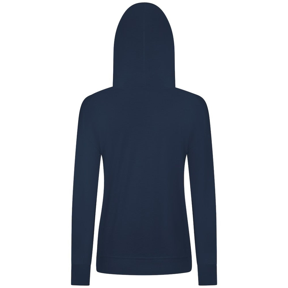 Navy Tampa Bay Rays Levelwear Women's Relay Banner Arch Long Sleeve T-Shirt Hoodie