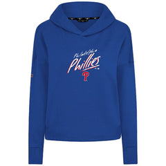 Royal Philadelphia Phillies Levelwear Women's Sweet Sizzle Tri-Blend Hoodie