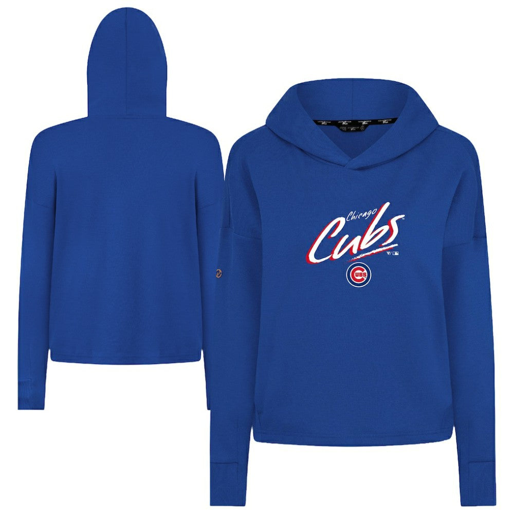 Royal Chicago Cubs Levelwear Women's Sweet Sizzle Tri-Blend Hoodie