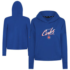 Royal Chicago Cubs Levelwear Women's Sweet Sizzle Tri-Blend Hoodie