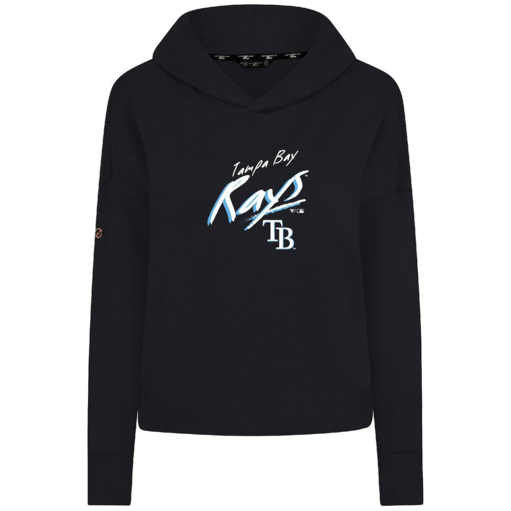 Black Tampa Bay Rays Levelwear Women's Sweet Sizzle Tri-Blend Hoodie