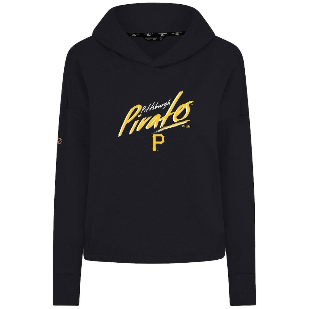 Black Pittsburgh Pirates Levelwear Women's Sweet Sizzle Tri-Blend Hoodie