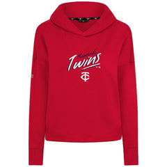 Red Minnesota Twins Levelwear Women's Sweet Sizzle Tri-Blend Hoodie