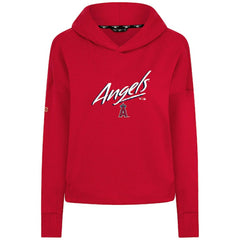 Red Los Angeles Angels Levelwear Women's Sweet Sizzle Tri-Blend Hoodie