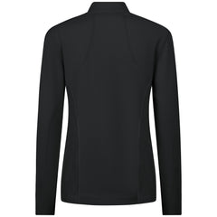 Black Kansas City Royals Levelwear Women's Upright Insignia 2.0 Quarter-Zip Tri-Blend Top