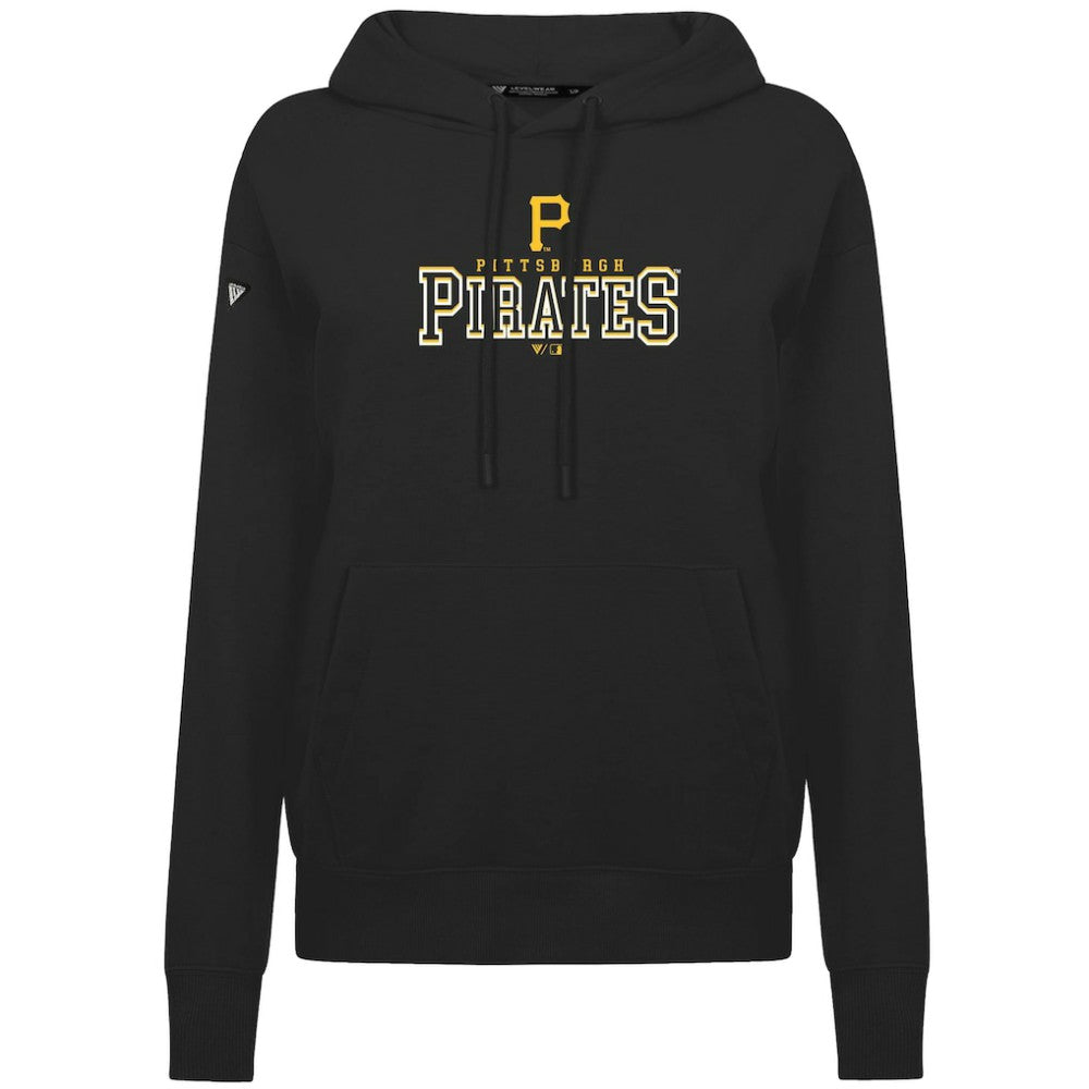 Black Pittsburgh Pirates Levelwear Women's Adorn Journey Hoodie