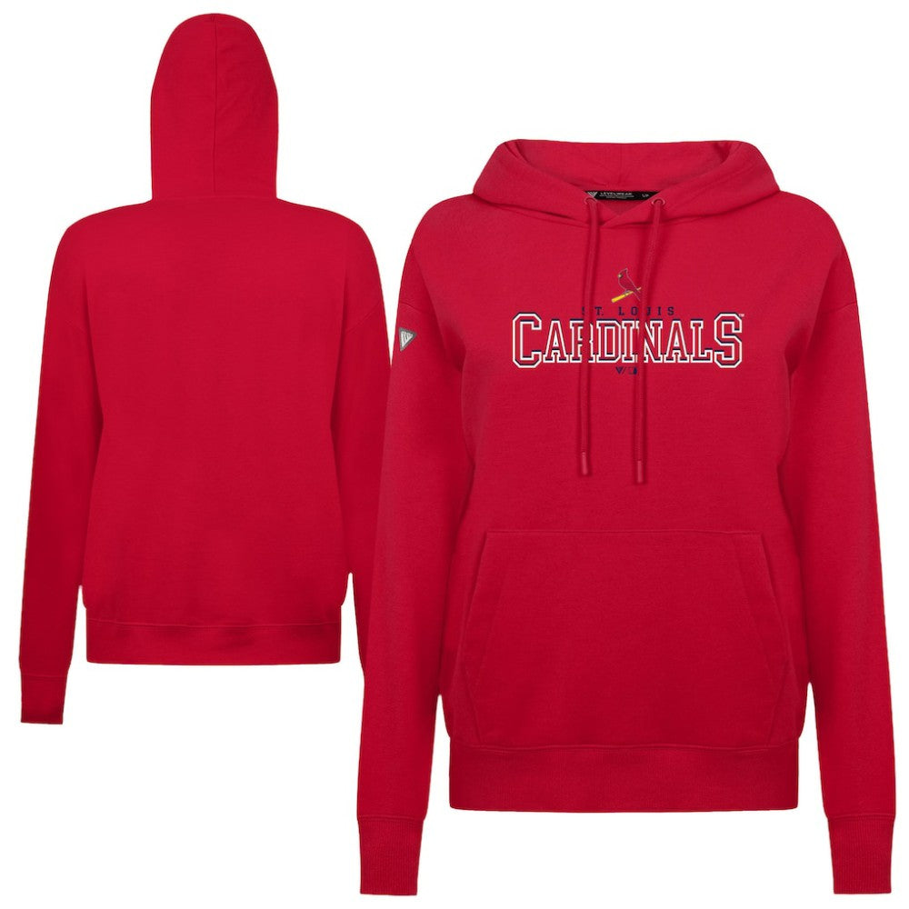 Red St. Louis Cardinals Levelwear Women's Adorn Journey Hoodie