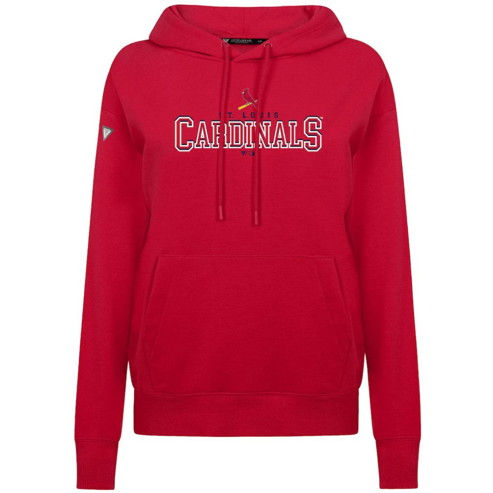 Red St. Louis Cardinals Levelwear Women's Adorn Journey Hoodie