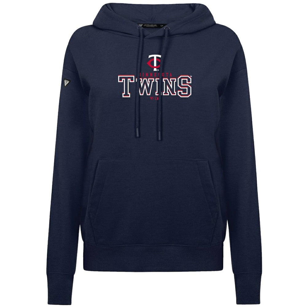 Navy Minnesota Twins Levelwear Women's Adorn Journey Hoodie