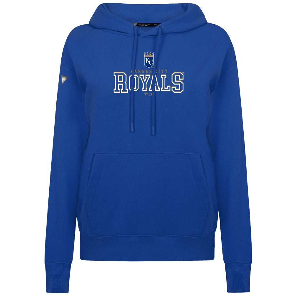 Royal Kansas City Royals Levelwear Women's Adorn Journey Hoodie